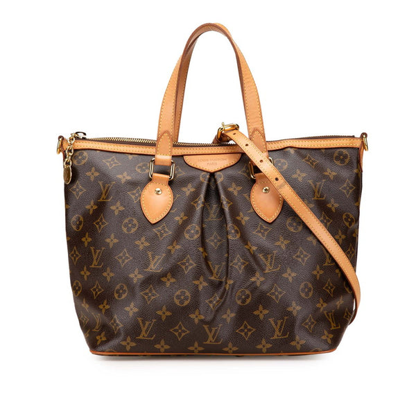 ルイ ヴィトン モノグラム　 パレルモPM ハンドバッグ ショルダーバッグ 2WAY M40145 ブラウン PVC レザー レディース LOUIS VUITTON 【中古】