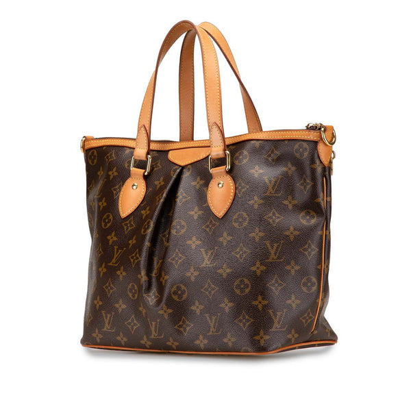 ルイ ヴィトン モノグラム　 パレルモPM ハンドバッグ ショルダーバッグ 2WAY M40145 ブラウン PVC レザー レディース LOUIS VUITTON 【中古】