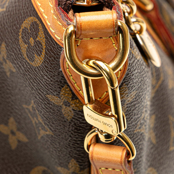 ルイ ヴィトン モノグラム　 パレルモPM ハンドバッグ ショルダーバッグ 2WAY M40145 ブラウン PVC レザー レディース LOUIS VUITTON 【中古】