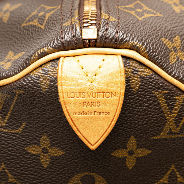 ルイ ヴィトン モノグラム スピーディ30 ハンドバッグ M41526 ブラウン PVC レザー レディース LOUIS VUITTON 【中古】