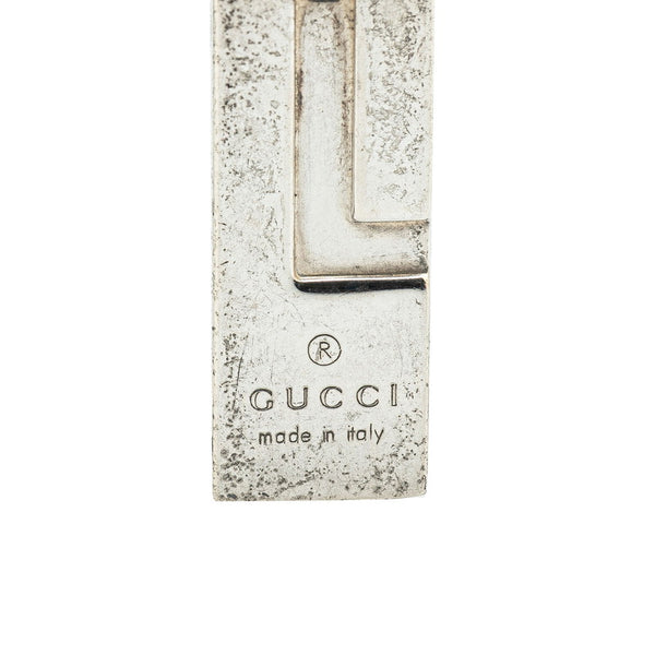 グッチ Gロゴプレート ネックレス SV925 シルバー レディース GUCCI 【中古】