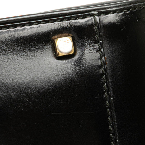 サルヴァトーレフェラガモ ガンチーニ ハンドバッグ ブラック レザー レディース Salvatore Ferragamo 【中古】