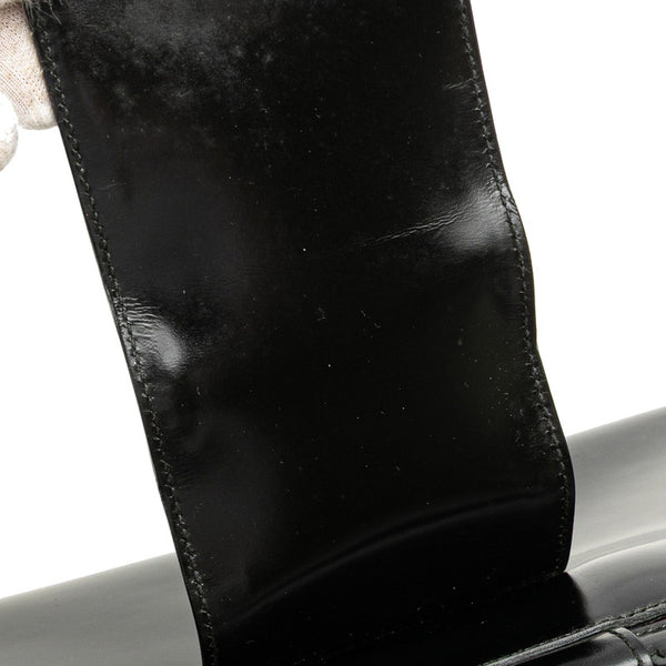 サルヴァトーレフェラガモ ガンチーニ ハンドバッグ ブラック レザー レディース Salvatore Ferragamo 【中古】