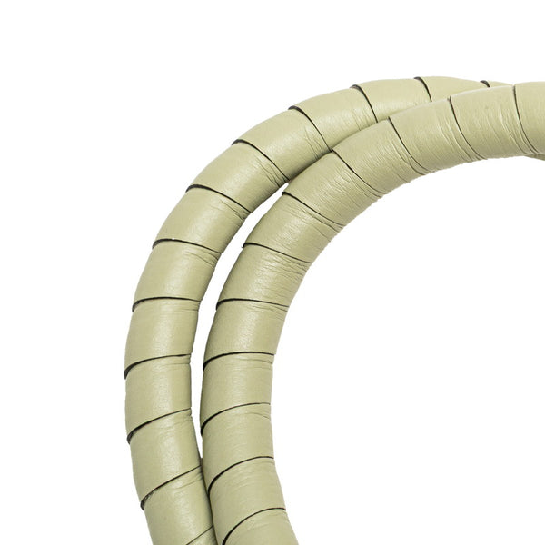 クロエ マーシー ミディアム トートバッグ かごバッグ ベージュ グリーン ラフィア レザー レディース Chloe 【中古】