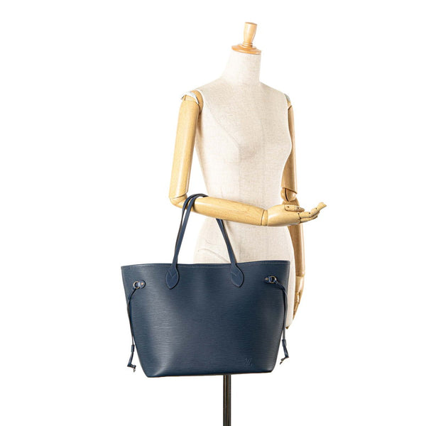 ルイ ヴィトン エピ ネヴァーフルMM トートバッグ M40885 アンディゴブルー レザー レディース LOUIS VUITTON 【中古】