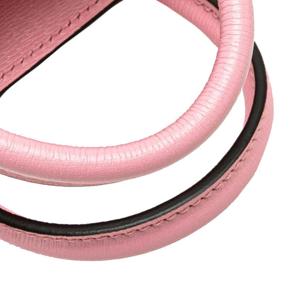 グッチ × ばなにゃ ミニハンドバッグ ショルダーバッグ 2WAY 671623 ピンク マルチカラー レザー レディース GUCCI 【中古】