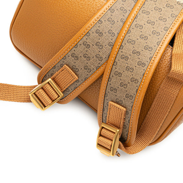 グッチ × ディズニー Disney GGスプリーム ミッキー リュック バックパック 552884 ブラウン PVC レザー レディース GUCCI 【中古】