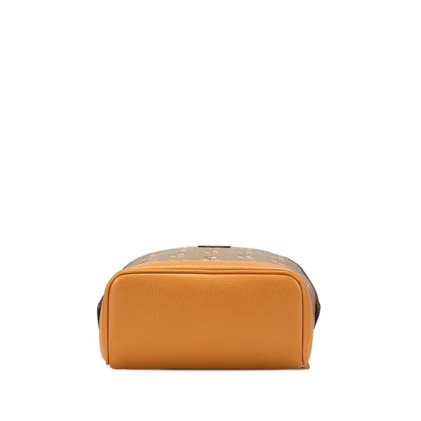 グッチ × ディズニー Disney GGスプリーム ミッキー リュック バックパック 552884 ブラウン PVC レザー レディース GUCCI 【中古】
