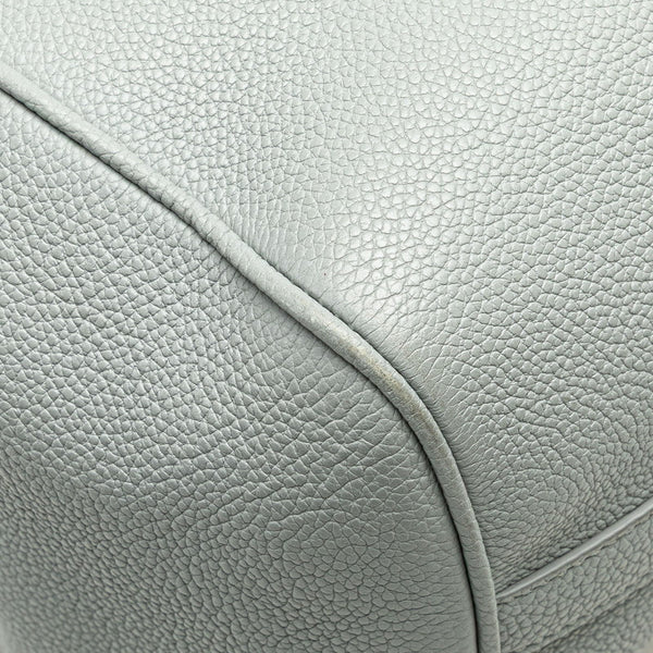 セリーヌ スモールフォールド カバ ハンドバッグ ショルダーバッグ 2WAY グレー レザー レディース CELINE 【中古】