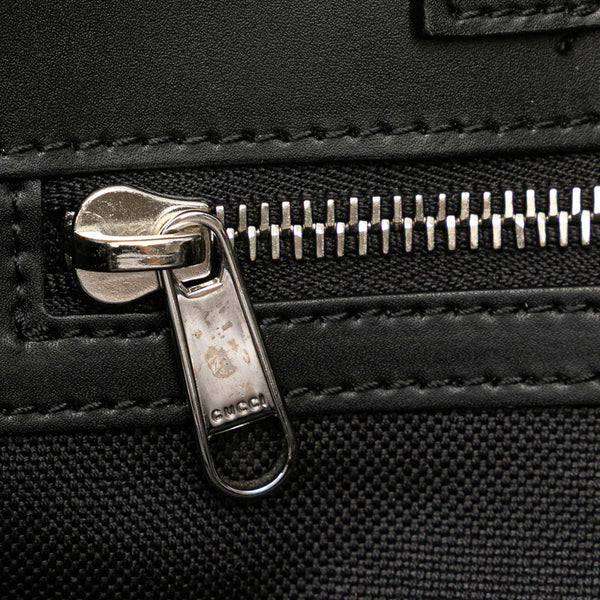 グッチ GGスプリーム トートバッグ ショルダーバッグ 2WAY 495559 ブラック PVC レザー レディース GUCCI 【中古】