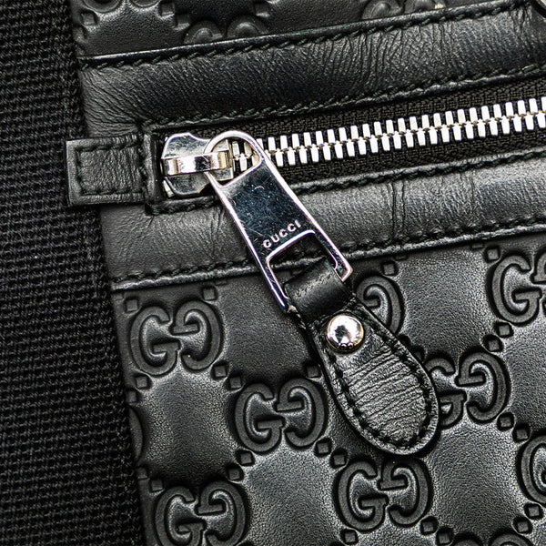 グッチ グッチシマ リュック バックパック 368561 ブラック レザー メンズ GUCCI 【中古】