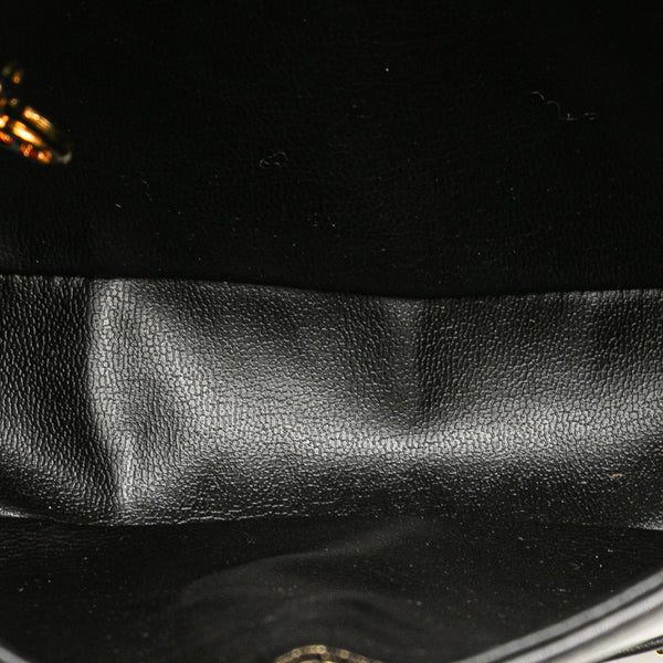 シャネル トリプルココマーク ショルダーバッグ ウエストバッグ 80/32 ブラック レザー レディース CHANEL 【中古】