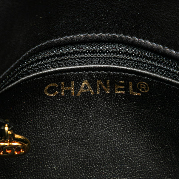 シャネル トリプルココマーク ショルダーバッグ ウエストバッグ 80/32 ブラック レザー レディース CHANEL 【中古】