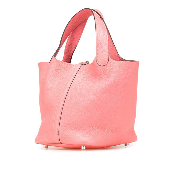 エルメス ピコタンロックPM ハンドバッグ ローズアザレ ピンク トリヨンクレマンス レディース HERMES 【中古】