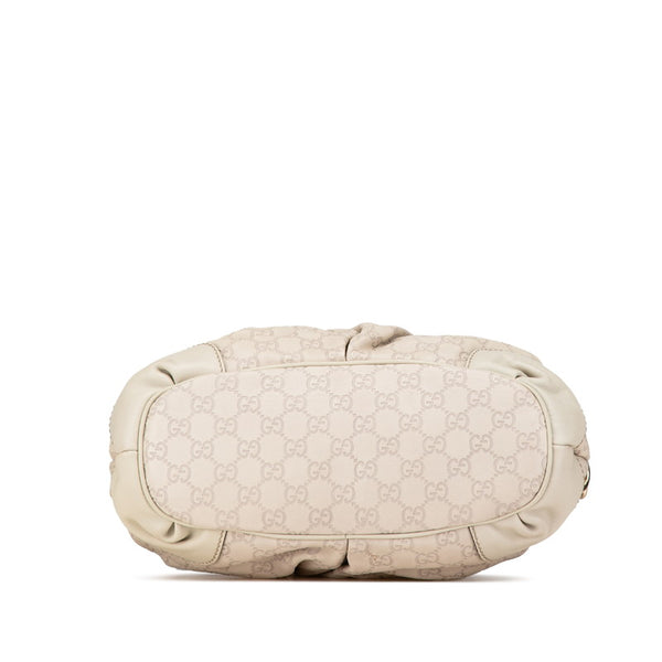 グッチ グッチシマ スーキー ハンドバッグ ショルダーバッグ 2WAY 247902 ホワイト アイボリー レザー レディース GUCCI 【中古】