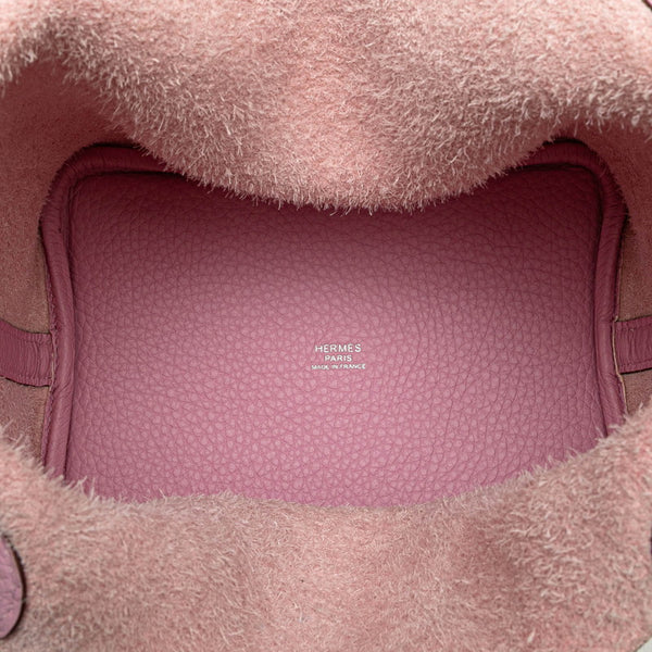 エルメス ピコタンロックPM ハンドバッグ モーヴシルベストル ピンク トリヨンクレマンス レディース HERMES 【中古】
