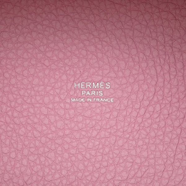 エルメス ピコタンロックPM ハンドバッグ モーヴシルベストル ピンク トリヨンクレマンス レディース HERMES 【中古】