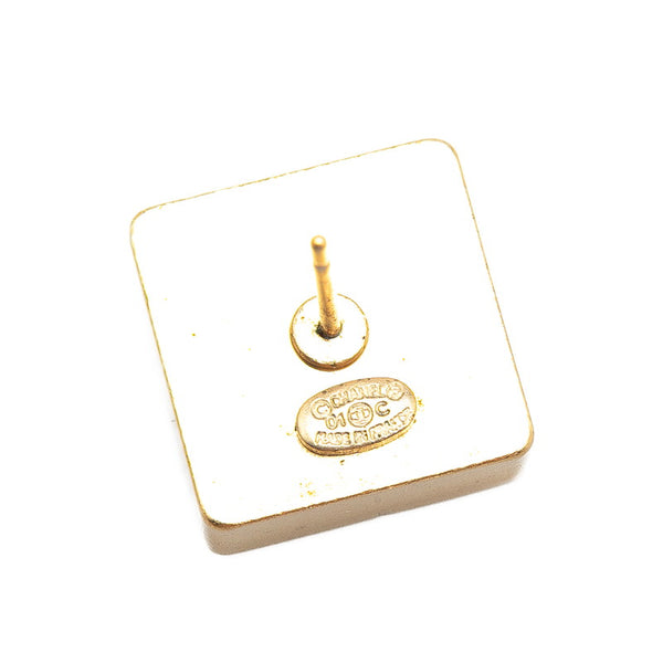 シャネル ココマーク ミラー ピアス ゴールド メッキ レディース CHANEL 【中古】