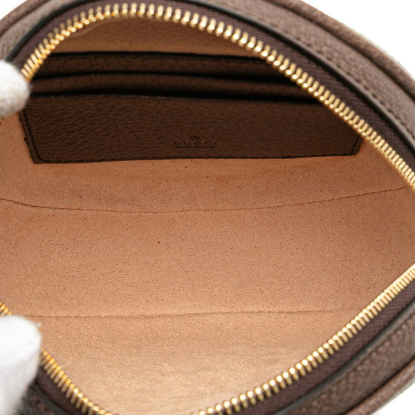 グッチ GGスプリーム オフィディア ポーチ 574841 ブラウン PVC レザー レディース GUCCI 【中古】