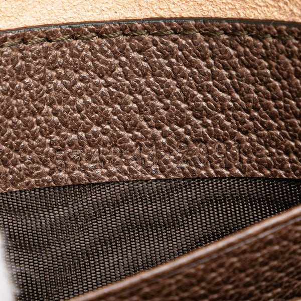 グッチ GGスプリーム オフィディア ポーチ 574841 ブラウン PVC レザー レディース GUCCI 【中古】