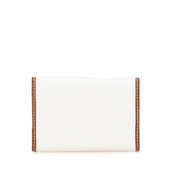 グッチ 6連 キーケース 033 381 0041 ホワイト ブラウン レザー レディース GUCCI 【中古】