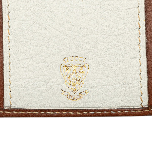 グッチ 6連 キーケース 033 381 0041 ホワイト ブラウン レザー レディース GUCCI 【中古】