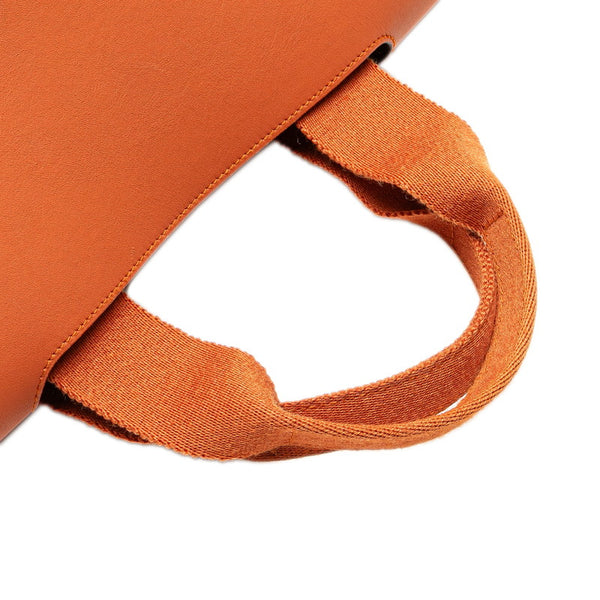 エルメス ヴァルパライソMM ハンドバッグ ポティロン トワルシェブロン レザー レディース HERMES 【中古】