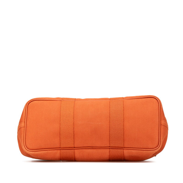 エルメス ヴァルパライソMM ハンドバッグ ポティロン トワルシェブロン レザー レディース HERMES 【中古】