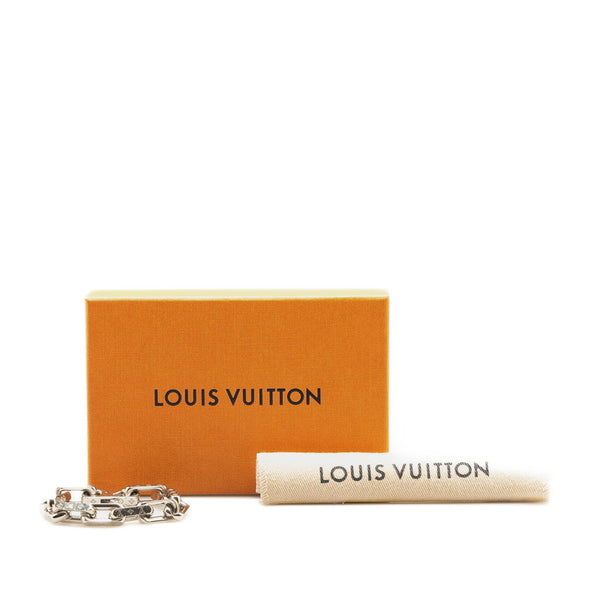 ルイ ヴィトン ブレスレット チェーン モノグラム ブレスレット #M M64223 シルバー メタル メンズ LOUIS VUITTON 【中古】