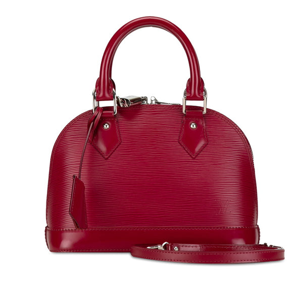ルイ ヴィトン エピ アルマBB ハンドバッグ ショルダーバッグ 2WAY M40851 フューシャ パープル レザー レディース LOUIS VUITTON 【中古】