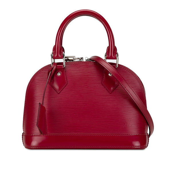ルイ ヴィトン エピ アルマBB ハンドバッグ ショルダーバッグ 2WAY M40851 フューシャ パープル レザー レディース LOUIS VUITTON 【中古】