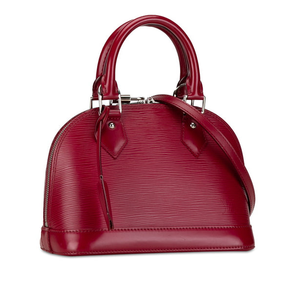 ルイ ヴィトン エピ アルマBB ハンドバッグ ショルダーバッグ 2WAY M40851 フューシャ パープル レザー レディース LOUIS VUITTON 【中古】