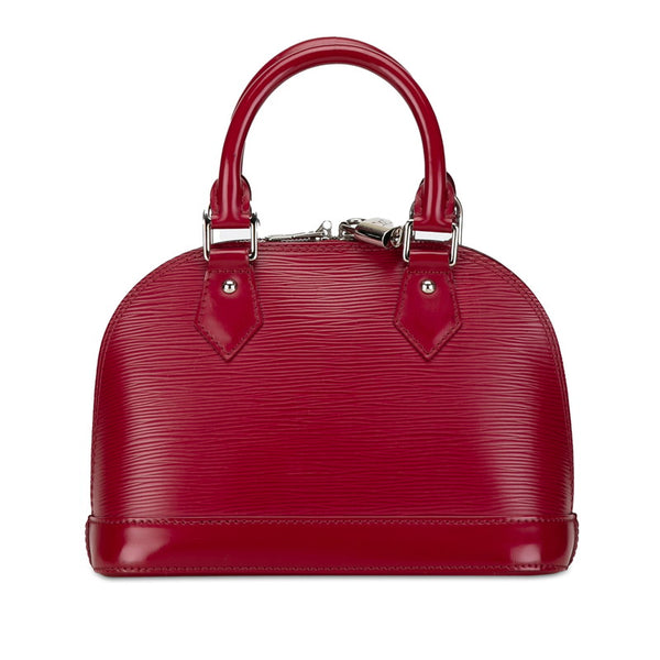 ルイ ヴィトン エピ アルマBB ハンドバッグ ショルダーバッグ 2WAY M40851 フューシャ パープル レザー レディース LOUIS VUITTON 【中古】