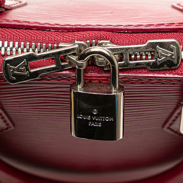 ルイ ヴィトン エピ アルマBB ハンドバッグ ショルダーバッグ 2WAY M40851 フューシャ パープル レザー レディース LOUIS VUITTON 【中古】