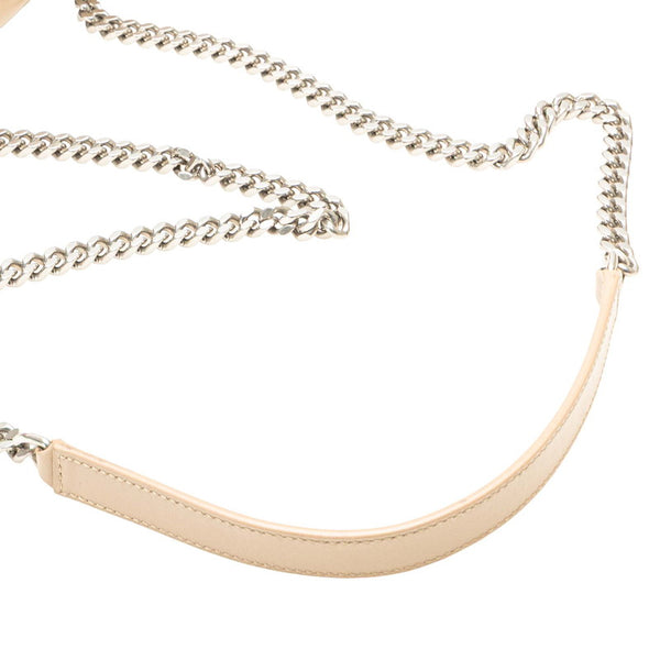 サンローラン ルル ボーリング ショルダーバッグ 454317 ベージュ レザー レディース SAINT LAURENT 【中古】
