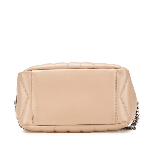 サンローラン ルル ボーリング ショルダーバッグ 454317 ベージュ レザー レディース SAINT LAURENT 【中古】