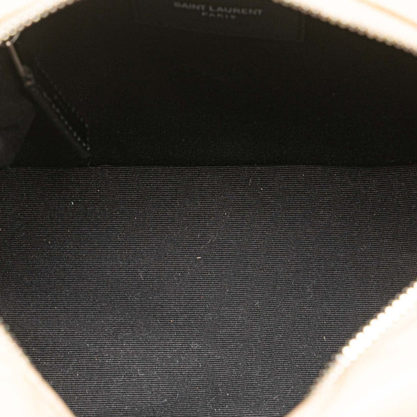 サンローラン ルル ボーリング ショルダーバッグ 454317 ベージュ レザー レディース SAINT LAURENT 【中古】