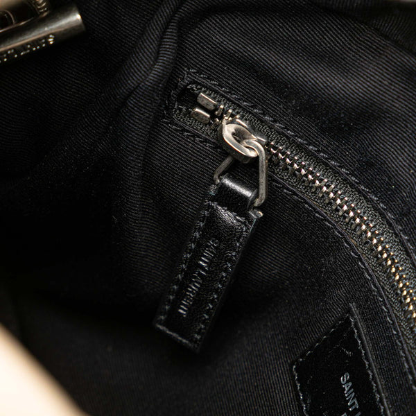 サンローラン ルル ボーリング ショルダーバッグ 454317 ベージュ レザー レディース SAINT LAURENT 【中古】
