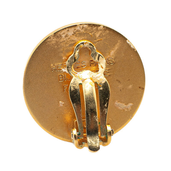 エルメス セリエ イヤリング ゴールド メッキ レディース HERMES 【中古】