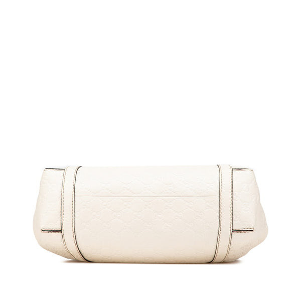 グッチ グッチシマ ハンドバッグ トートバッグ 233610 ホワイト レザー レディース GUCCI 【中古】