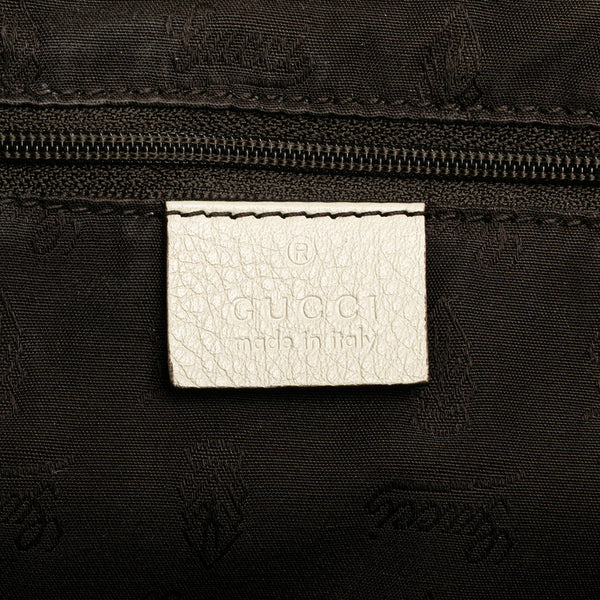 グッチ グッチシマ ハンドバッグ トートバッグ 233610 ホワイト レザー レディース GUCCI 【中古】