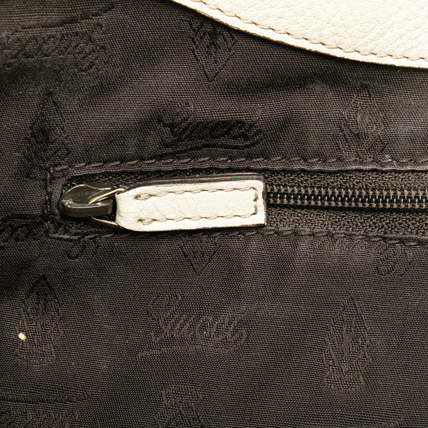 グッチ グッチシマ ハンドバッグ トートバッグ 233610 ホワイト レザー レディース GUCCI 【中古】