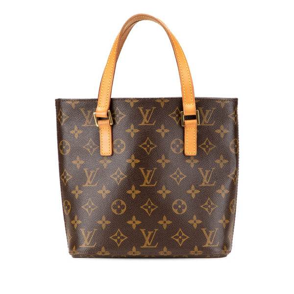 ルイ ヴィトン モノグラム ヴァヴァンPM  ハンドバッグ M51172 ブラウン PVC レザー レディース LOUIS VUITTON 【中古】
