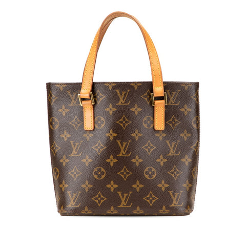 ルイ ヴィトン モノグラム ヴァヴァンPM  ハンドバッグ M51172 ブラウン PVC レザー レディース LOUIS VUITTON 【中古】