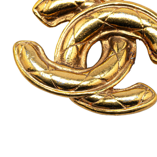 シャネル ココマーク マトラッセ キーホルダー ゴールド メッキ レディース CHANEL 【中古】