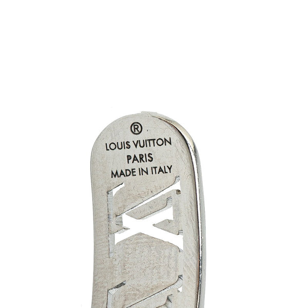 ルイ ヴィトン ジョンク マルチ LV オープン バングル ブレスレット #M M63651 シルバー メタル レディース LOUIS VUITTON 【中古】