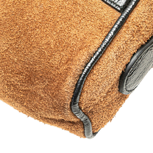 グッチ シェリー オフィディア 斜め掛け ショルダーバッグ 573321 ブラウン マルチカラー スウェード エナメル レディース GUCCI 【中古】