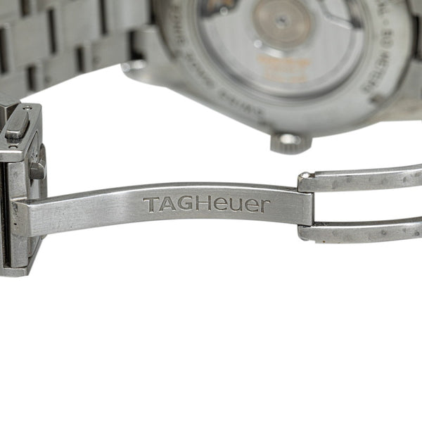 タグホイヤー カレラ ツインタイム 腕時計 WV2116-0 自動巻き ホワイト文字盤 ステンレススチール メンズ TAG HEUER 【中古】