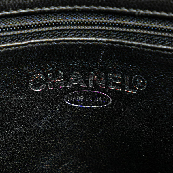 シャネル ココマーク マトラッセ 復刻トート トートバッグ ブラック キャビアスキン レディース CHANEL 【中古】