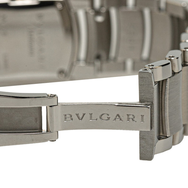 ブルガリ アショーマ 腕時計 AA26S クオーツ ホワイト文字盤 ステンレススチール レディース BVLGARI 【中古】